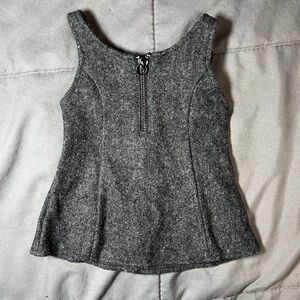 Pleasant Company American Girl Doll School Jumper Dress 1996 Wool 1/4 Zip